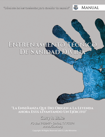 Divine Healing Technicians Training Manual (Spanish) (PDF Download)