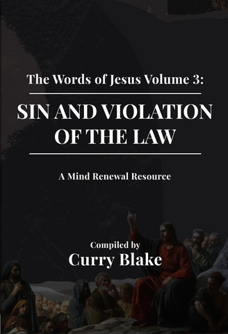 The Words of Jesus Volume 3: Sin and Violation of the Law- Booklet (PDF Download)