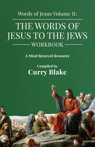 The Words of Jesus Volume 11: The Words of Jesus to the Jews (Workbook)