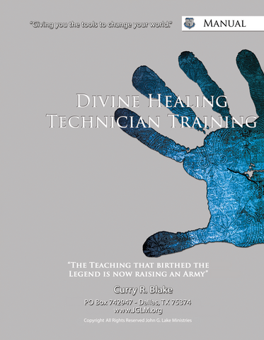 Divine Healing Technician Training Manual (English) (PDF Download)
