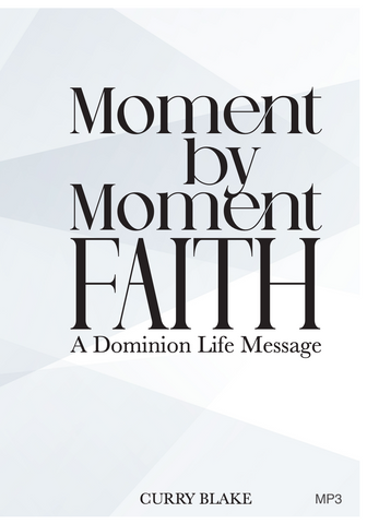 Moment By Moment Faith by Curry Blake (Physical MP3 Disc)