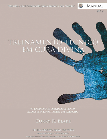 Divine Healing Technician Training Manual (Portuguese PDF Download)