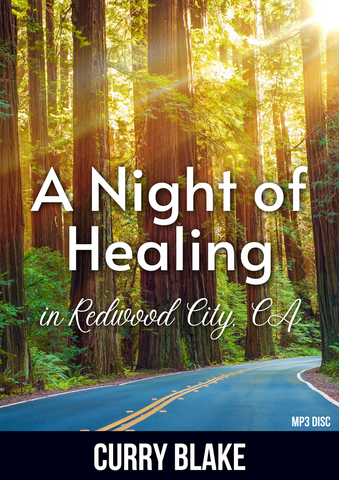 A Night Of Healing In Redwood City, CA (Physical MP3 Disc)