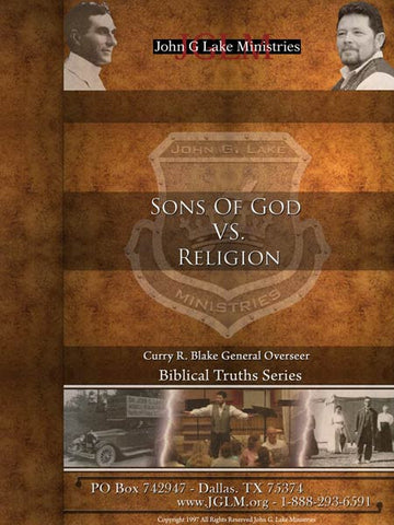 Sons of God vs. Religion (CD)